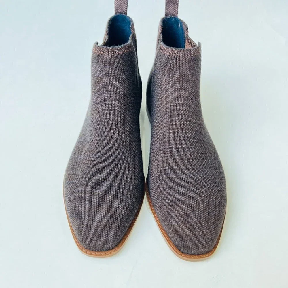 Rothy’s Like new The merino ankle boots in chocolate , Size 8.5